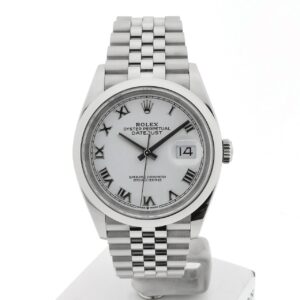 Rolex Datejust 36mm 'White Roman' 126200; Automatisch horloge