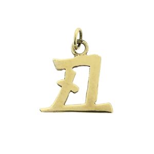 14 karaat gouden hanger van chinees horoscoop teken os