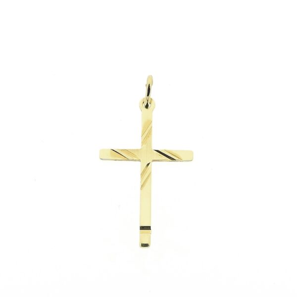 14 karaat gouden hanger van een kruis