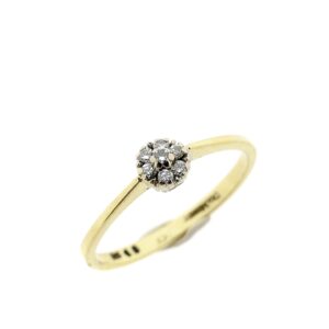 gouden dames ring diamant