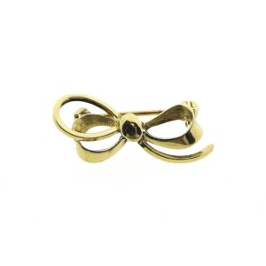 14 karaat gouden broche als strik