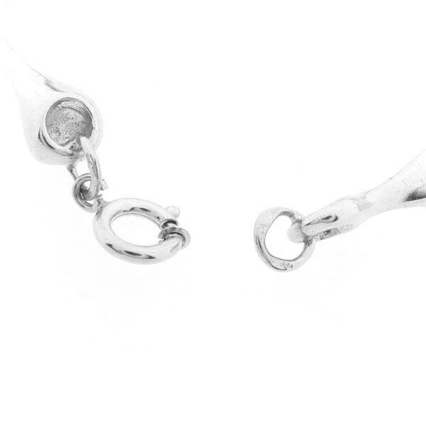 Zilveren fantasie schakel armband | 20 cm