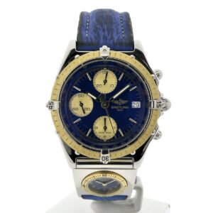 Breitling Chronomat D13047; Vintage piloten heren horloge met UTC module