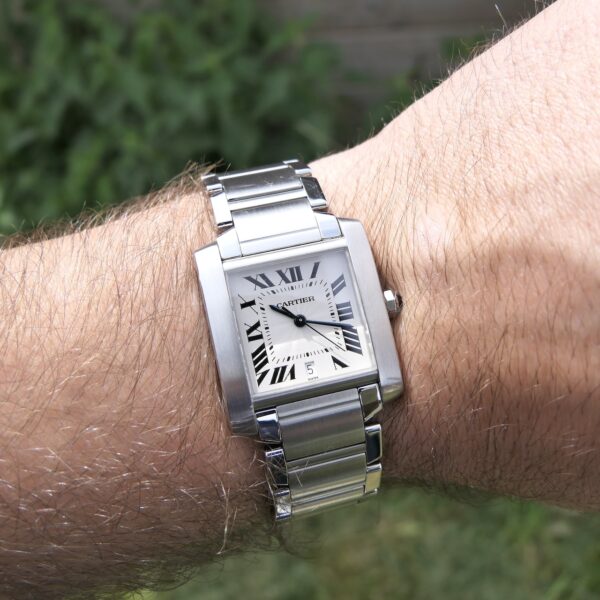 Cartier Tank Française 2302; Automatisch unisex horloge