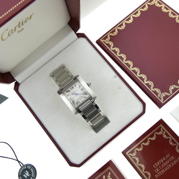 Cartier Tank Française 2302; Automatisch unisex horloge