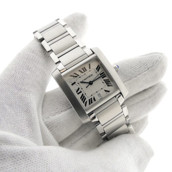 Cartier Tank Française 2302; Automatisch unisex horloge