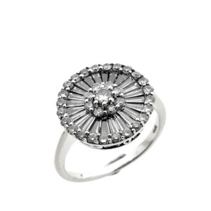 witgouden cocktailring diamanten