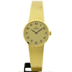 Omega Gèneve 'Cocktail Watch'; 14k. Gouden dames horloge
