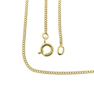 14 karaat geelgouden gourmetschakel ketting