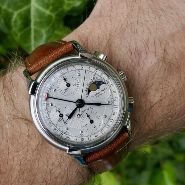 Picard Cadet Chronograph 'Moon Phase' 78790; Automatisch heren horloge met maanfase