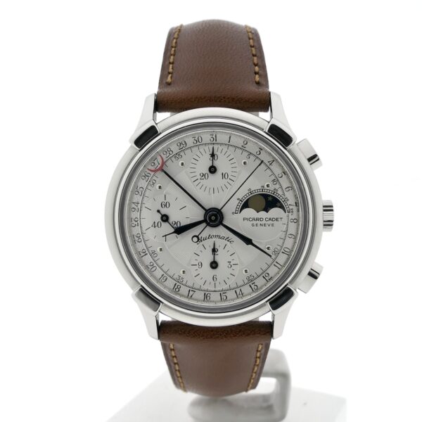 Picard Cadet Chronograph 'Moon Phase' 78790; Automatisch heren horloge met maanfase