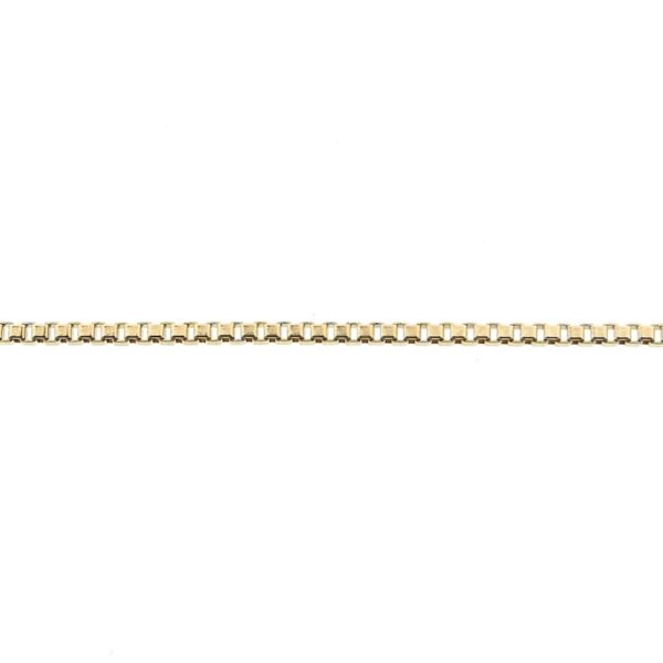 Gouden Venetiaanse schakel ketting | 52,5 cm