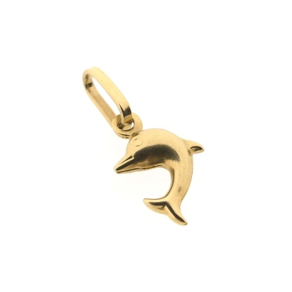 Gouden hanger van een dolfijn