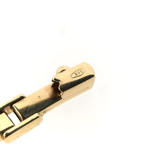 Gouden fantasieschakel ketting | 45,5 cm