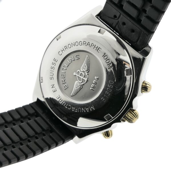 Breitling Chronomat Chronograph B13050; Vintage heren horloge in full-set