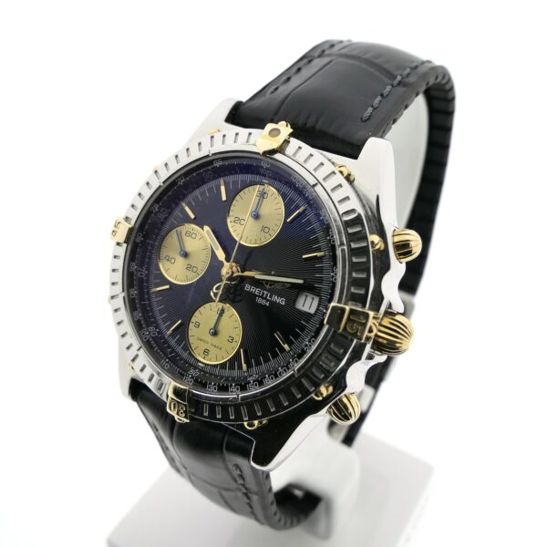 Breitling Chronomat Chronograph B13050; Vintage heren horloge in full-set