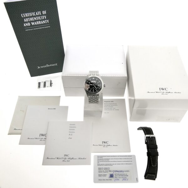 IWC Pilot UTC TZC Spitfire IW3251; Automatisch heren horloge met GMT