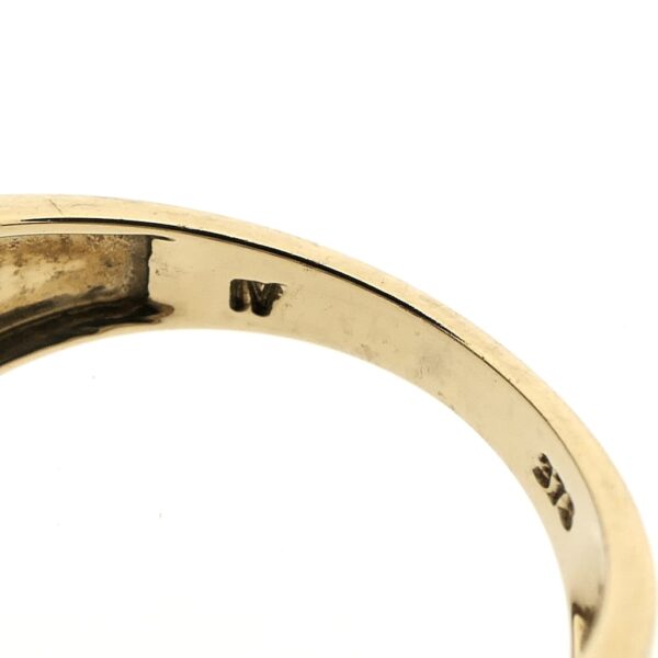 9 Krt. ring met robijn