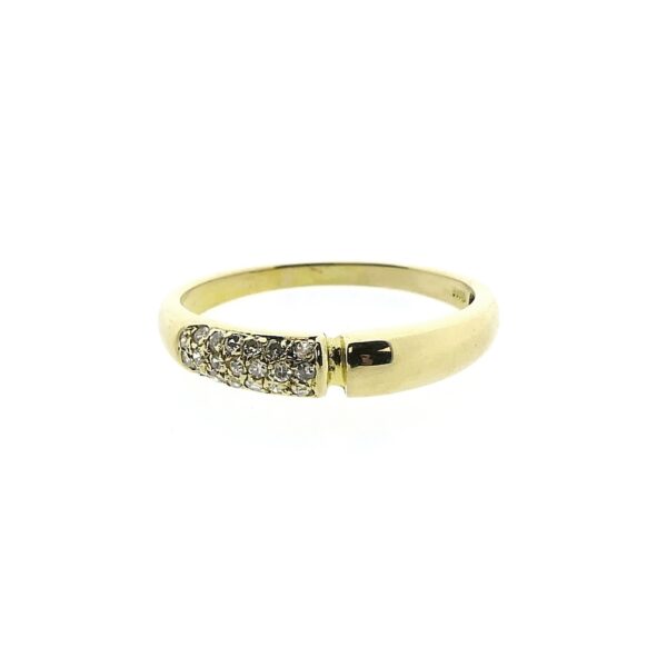 Gouden ring met diamant | 0,20 ct.