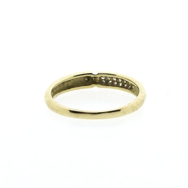 Gouden ring met diamant | 0,20 ct.