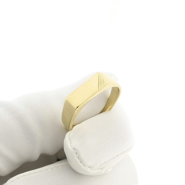 Vintage gouden zegelring | Heren