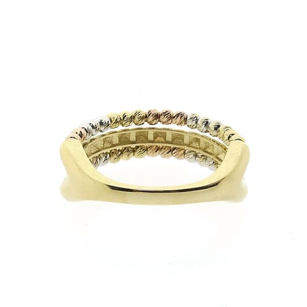 Tricolor gouden ring