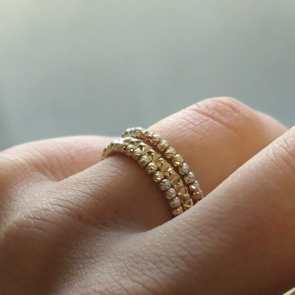 Tricolor gouden ring