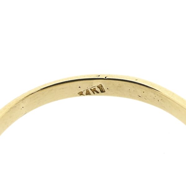 Gouden ring met zirconia