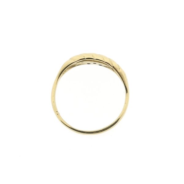 Gouden ring met zirconia