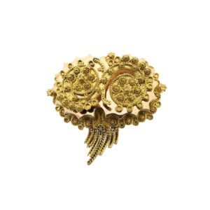 14 Karaat. fantasie broche