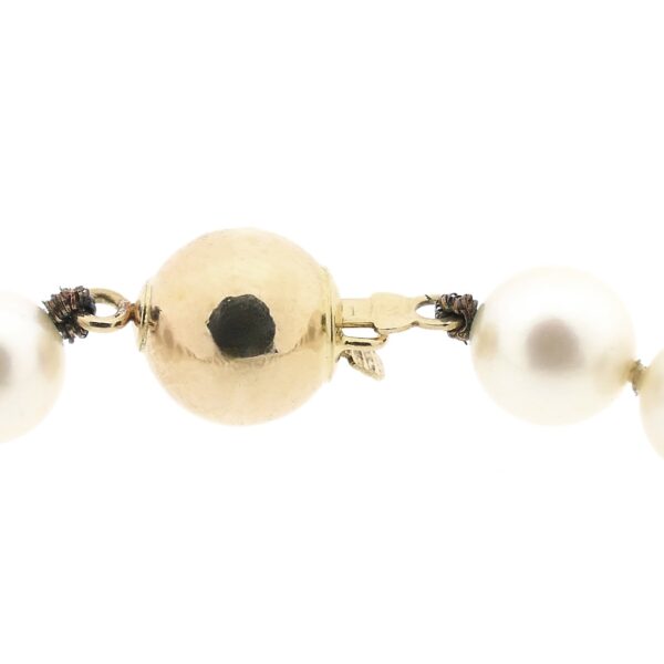 Gouden parel armband | 17,5 cm