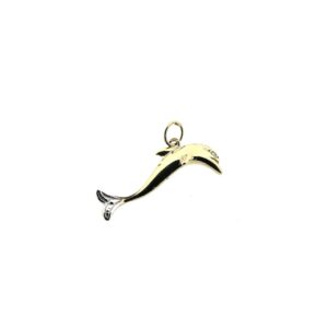 gouden hanger dolfijntje
