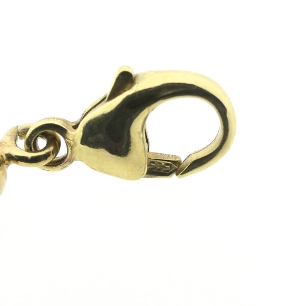 Peridoot kralen armband met gouden slot | 20,5 cm