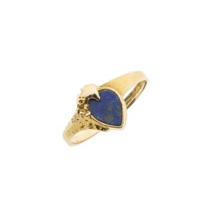 14 karaat gouden Lapponia ring met Lapis Lazuli | Vintage