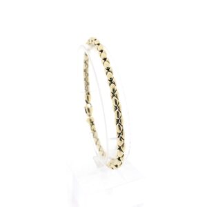14 karaat gouden cardano schakel armband | 21,5 cm
