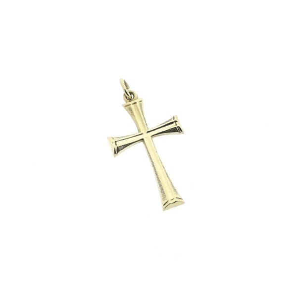 Gouden hanger van een kruis