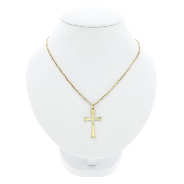 Gouden hanger van een kruis