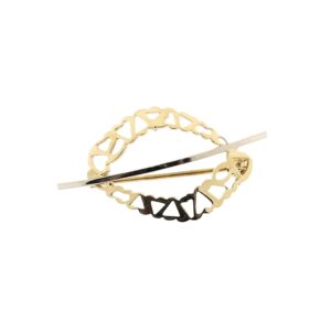 14 karaat bicolor fantasie broche