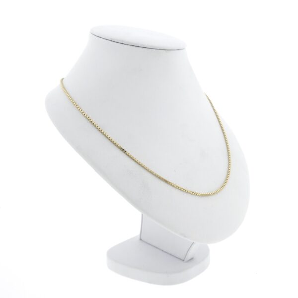 Gouden Venetiaanse schakel ketting | 71,5 cm