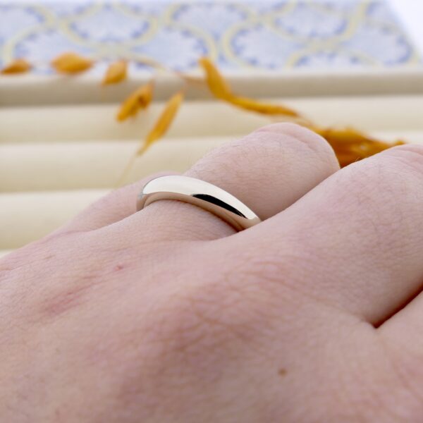 Witgouden ring | Blush