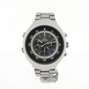 Omega Flightmaster 145.036; Vintage chronograaf piloten horloge