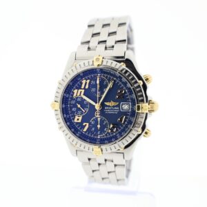 Breitling Chronomat B13050.1; Goud/stalen heren horloge