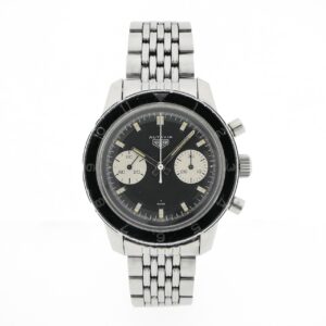 Heuer Autavia Chronograph 'Beads Of Rice' 7763; Vintage heren horloge
