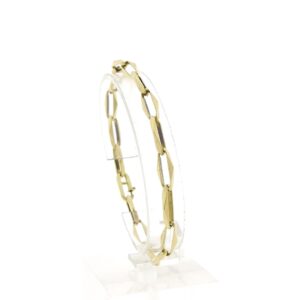 14 karaat gouden closed for ever armband | 20,5 cm