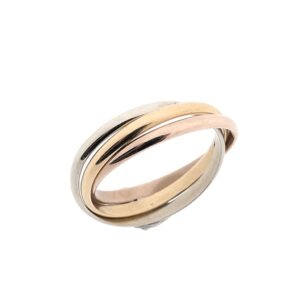 tricolor Trinity gouden ring