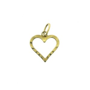 14 karaat gouden hanger van een hart