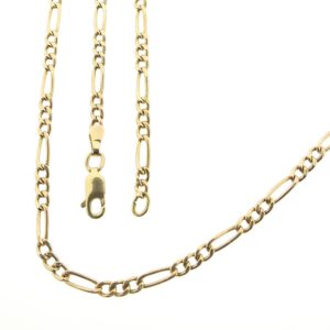14 karaat gouden Figaro schakel ketting