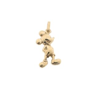 14 karaat geelgouden hanger van Mickey Mouse