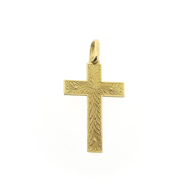 18 Krt. Gouden hanger van een kruis met corpus