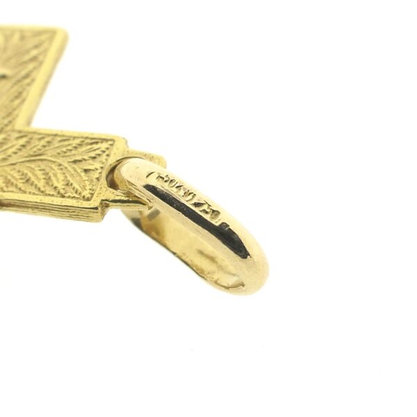 18 Krt. Gouden hanger van een kruis met corpus